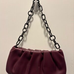 a new day Deep Purple Chain Shoulder Bag